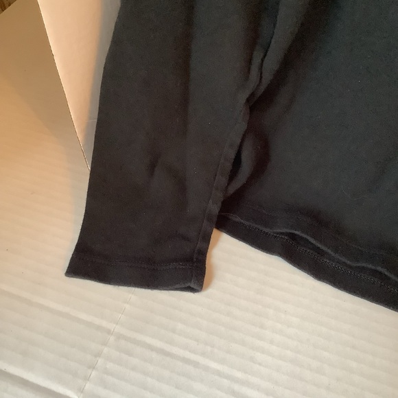 Time And Tru Merry Christmas Dog Long Sleeve Top Black Size Large - Picture 5 of 11